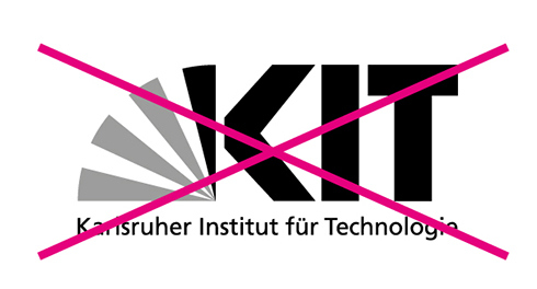 KIT-Logo in Graustufen
