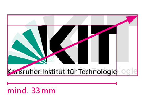 Mindestgröße KIT-Logo